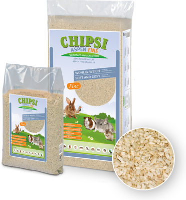 CHIPSI ASPEN Fine is available in the following packaging sizes